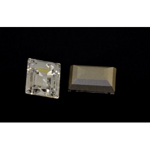 Swarovski rectangle 14x10 mm cristal (4527)